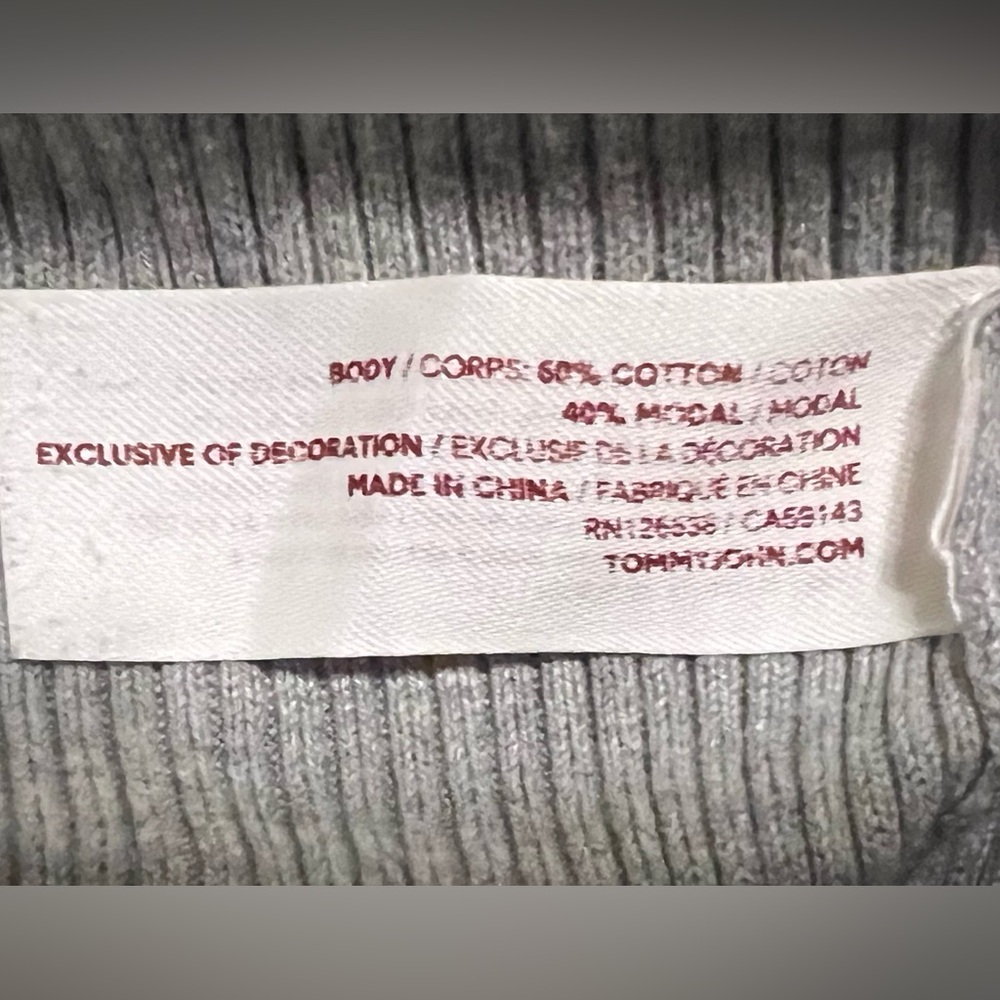 Tommy John Ribbed Cotton Sweater - Picture 3 of 3